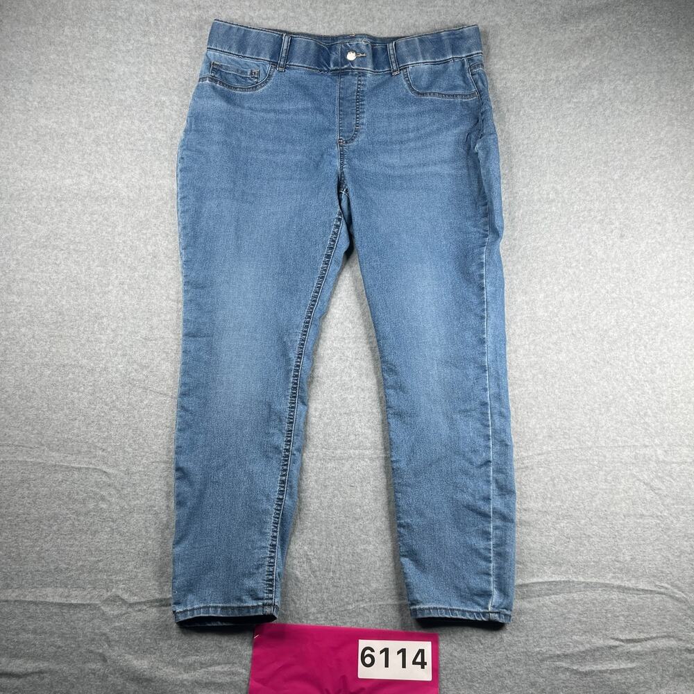 Lee Jeggings Stretch Jeans Womens Size XL Casual Stretch Distressed Jeggings